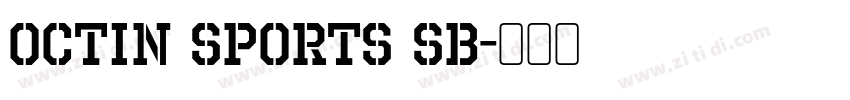 Octin Sports Sb字体转换 Octin Sports Sb字体转换